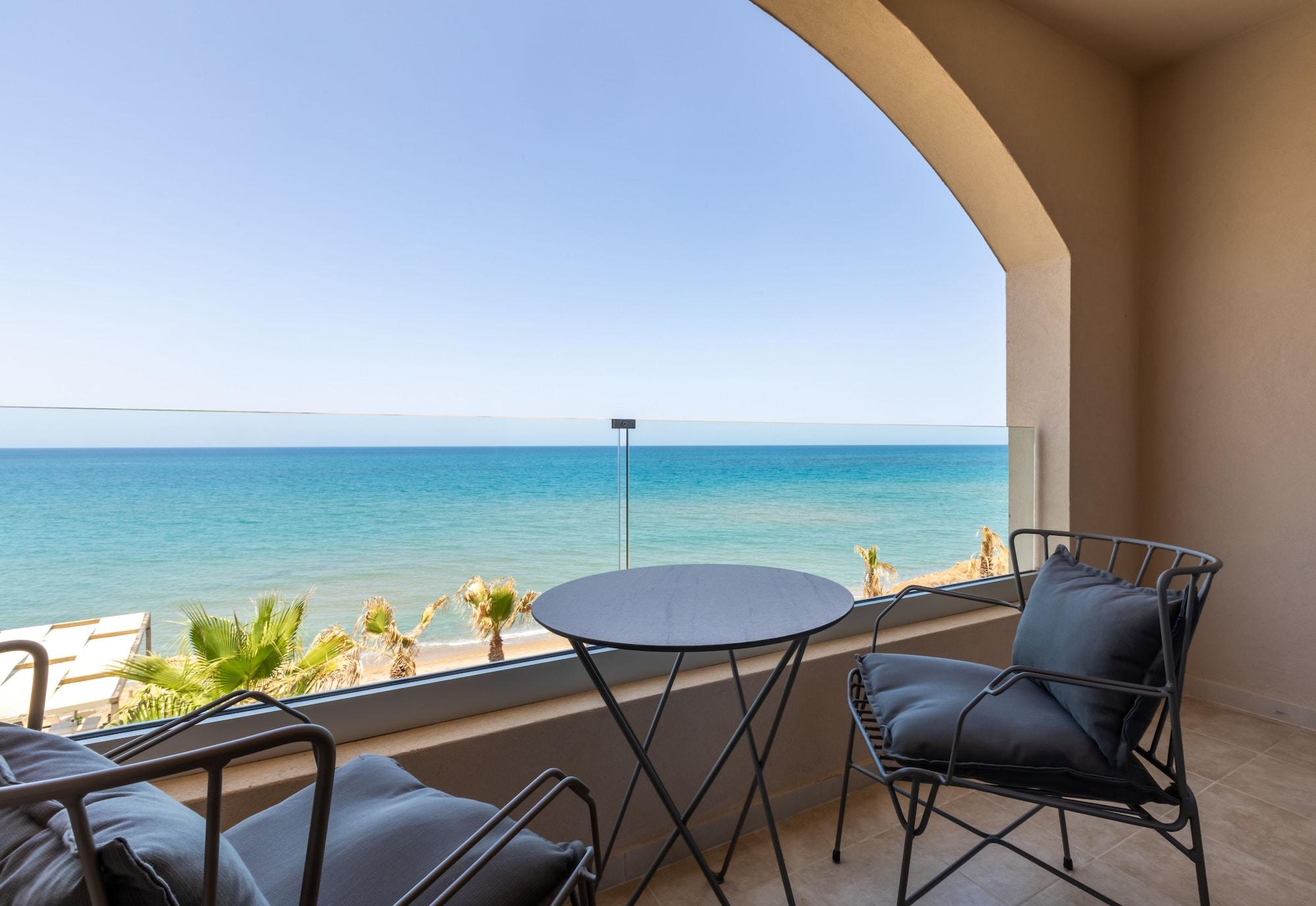 Agelia Beach Hotel Sfáka Dış mekan fotoğraf
