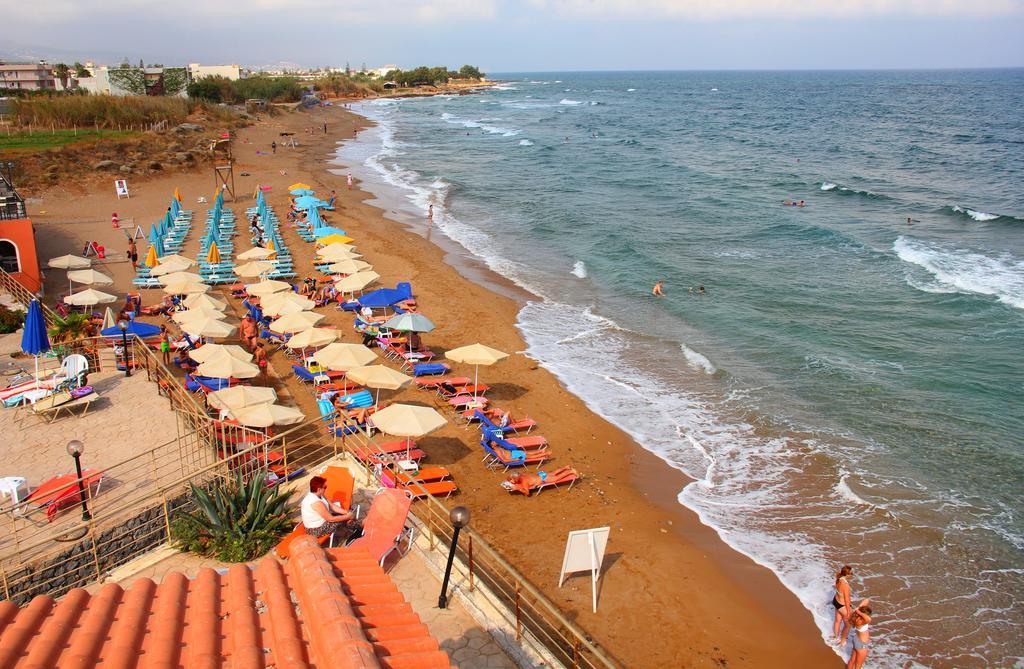 Agelia Beach Hotel Sfáka Dış mekan fotoğraf