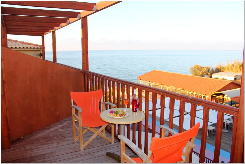 Agelia Beach Hotel Sfáka Dış mekan fotoğraf