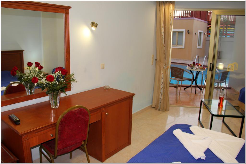 Agelia Beach Hotel Sfáka Dış mekan fotoğraf